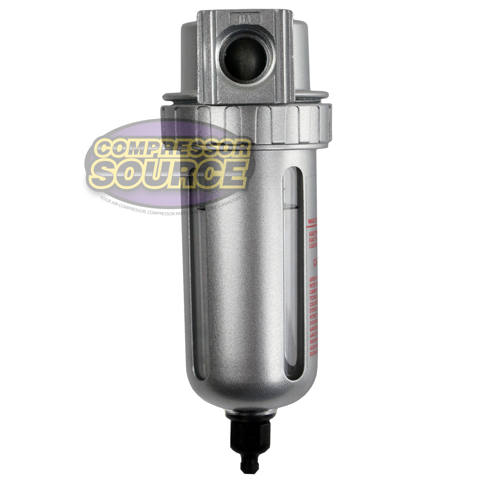 1/2" Compressed Air In Line Moisture & Water Filter Trap F804